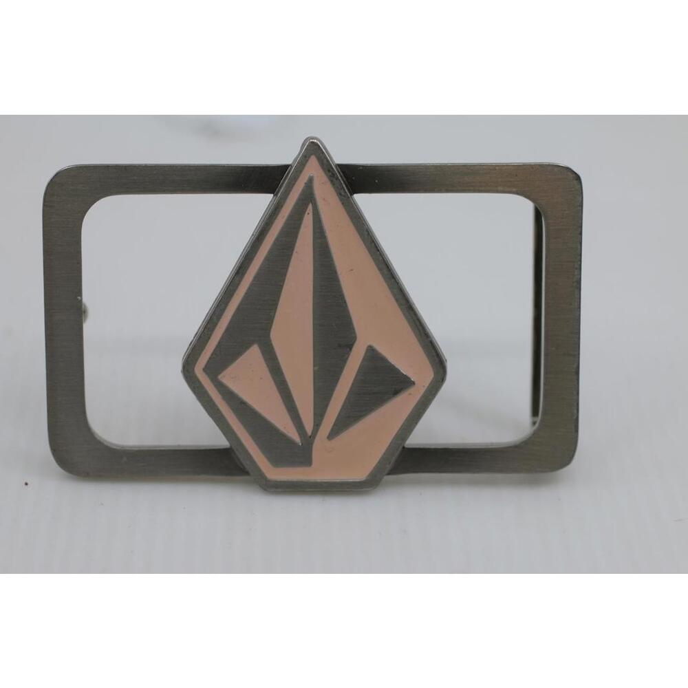 Volcom Stone Metal Belt Buckle – Gunmetal Finish – Skate Streetwear